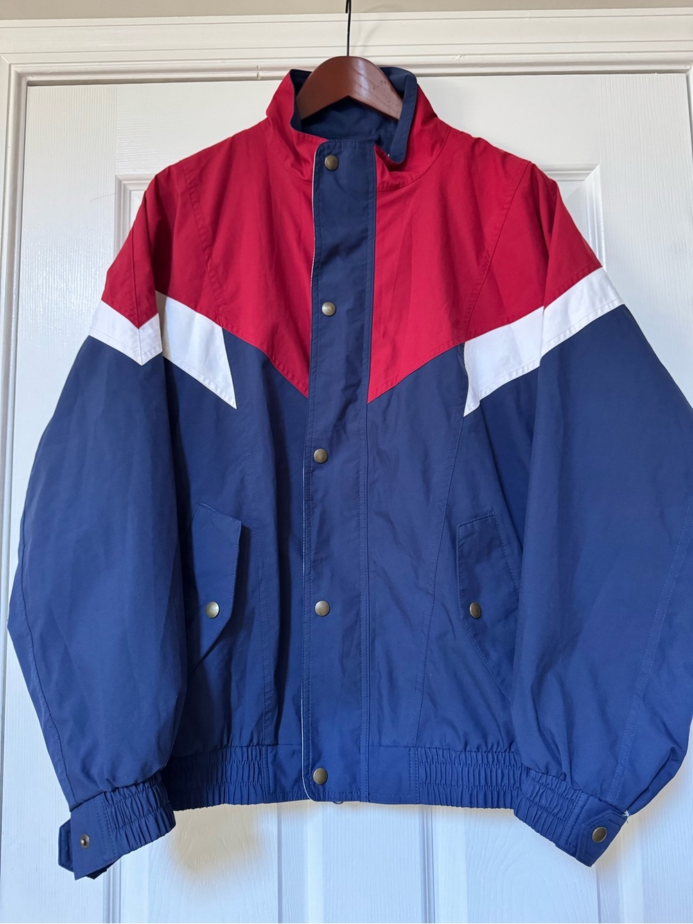 Tourney Gore‑Tex Laminated Chevron Shell – Men’s M - 90s VINTAGE